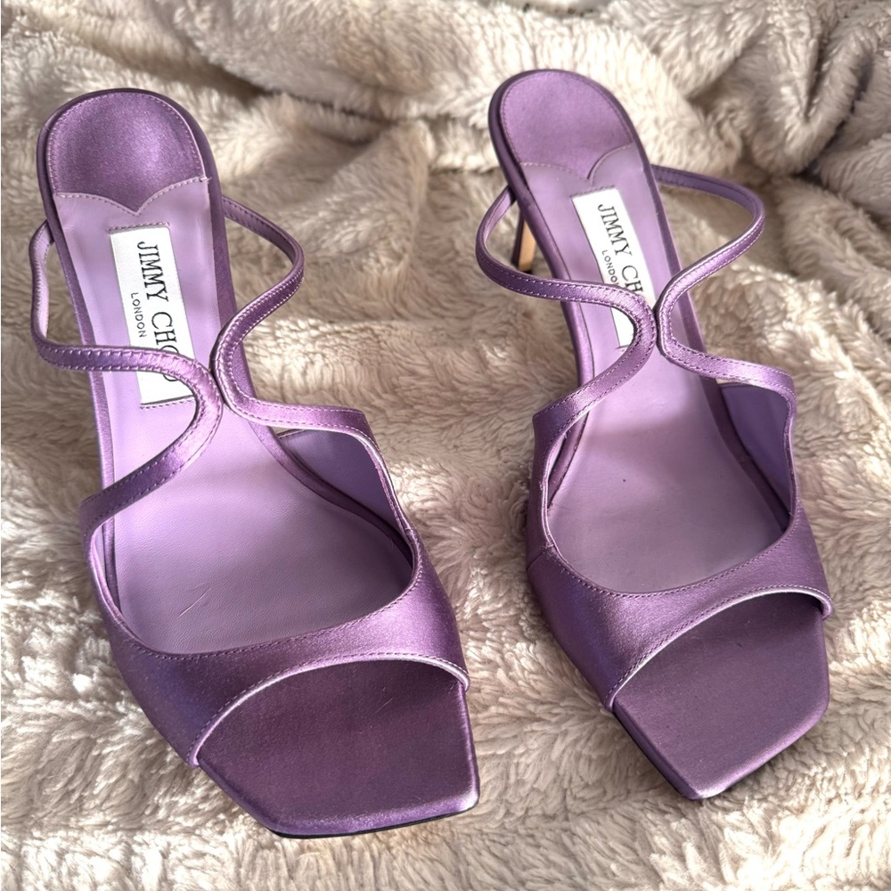 Jimmy Choo Anise Strappy Heel Mules - Picture 4 of 8